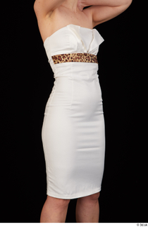 Rania dressed formal hips trunk upper body white dress 0008.jpg